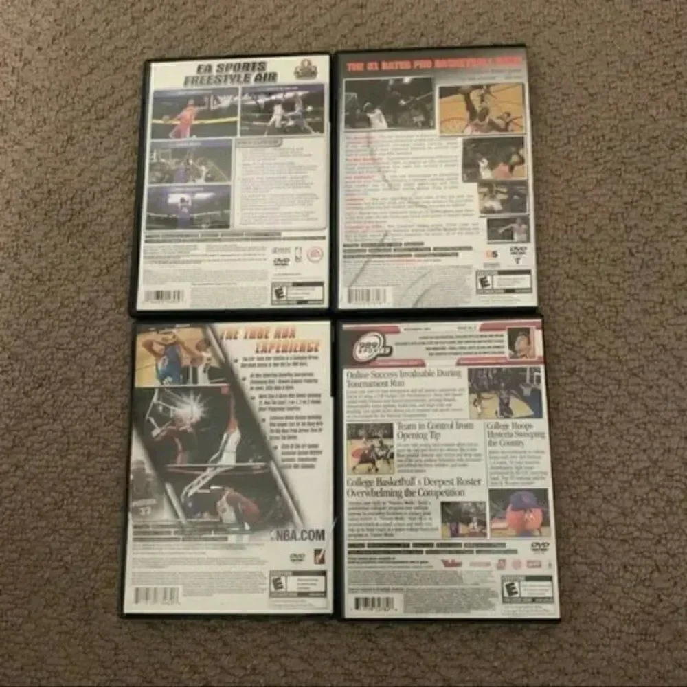PlayStation 2 Basketball Games NBA 2K5, NCAA Final Four 04, NBA Live 05, NBA06⭐️